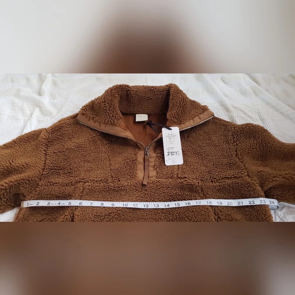 🌟SEE NEW LISTING🌟🎉HP!🎉🍯Varley Appleton•Deep Turmeric Honey Tan Sherpa Teddy - Picture 5 of 10